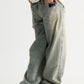 Light stone wash denim