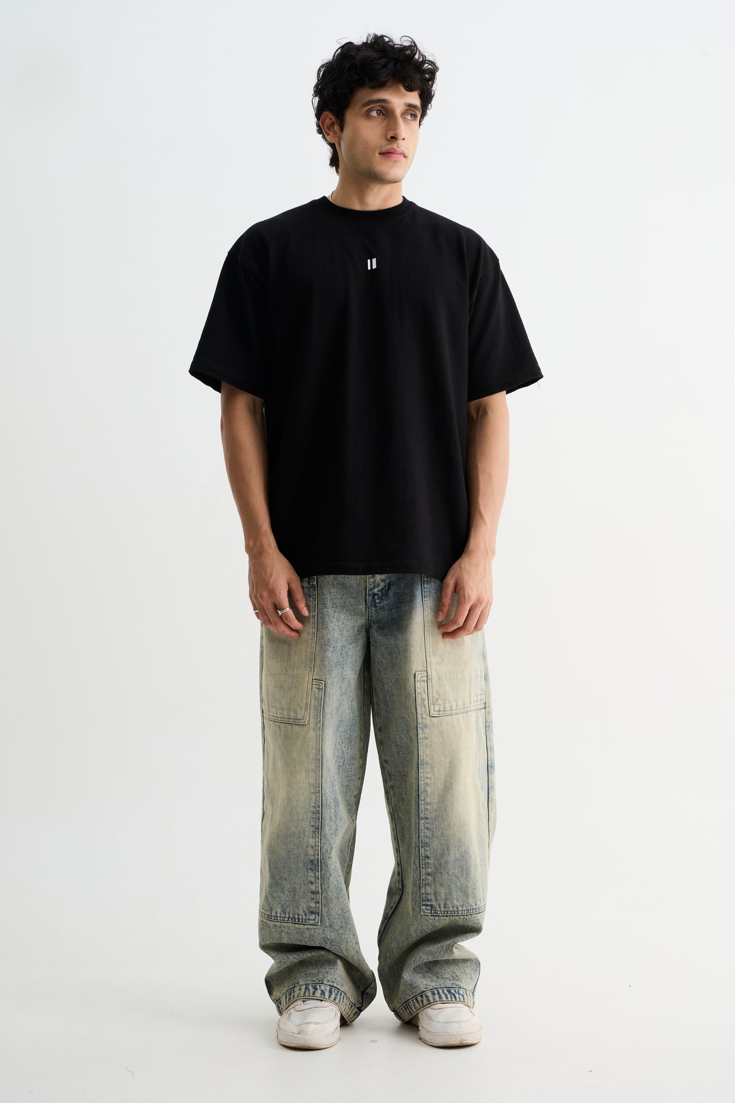 Light stone wash denim
