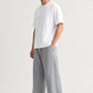 Grey Melange Baggy Joggers