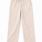 Coffee Linen Pants Jr