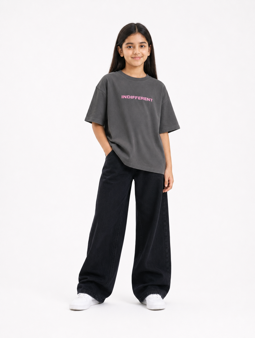 Grey Indifferent T-Shirt Jr