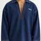 Indigo Denim Kurta Set - Close-up