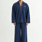 Indigo Denim Kurta Set - Front