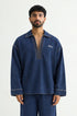 Indigo Denim Kurta - Full look
