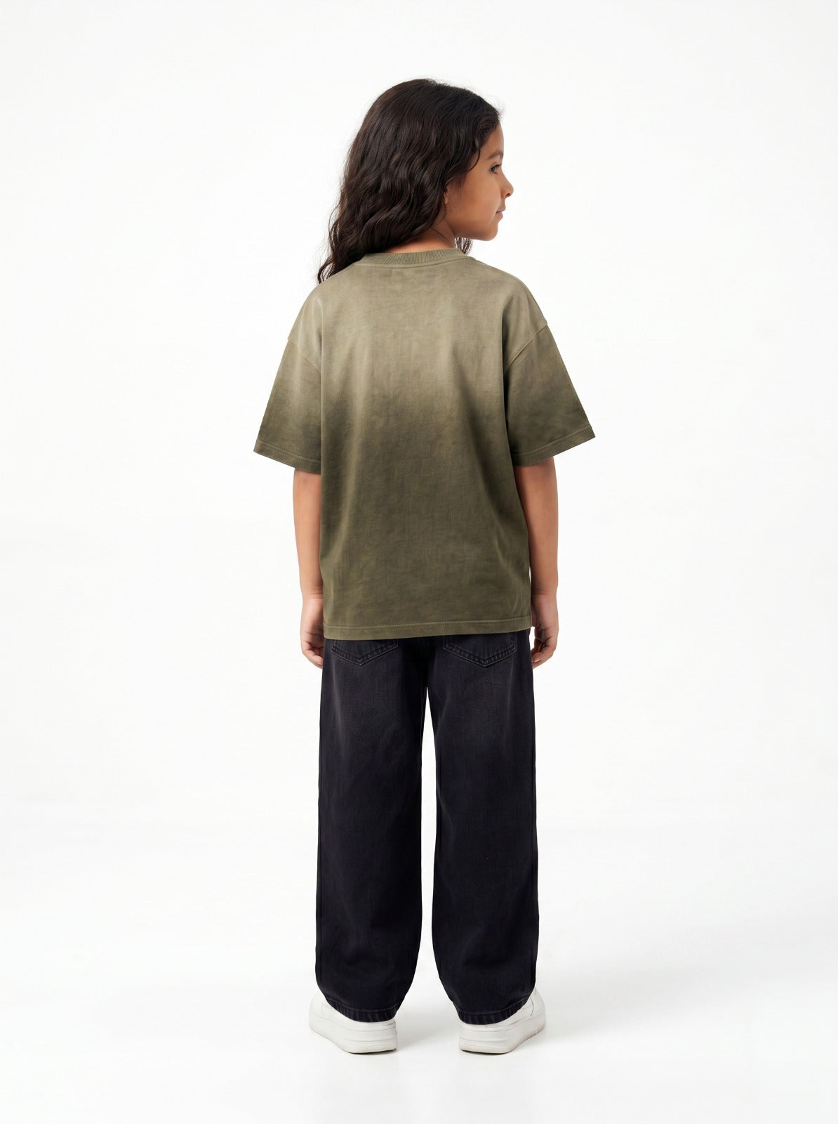 Olive Washed T-Shirt Jr
