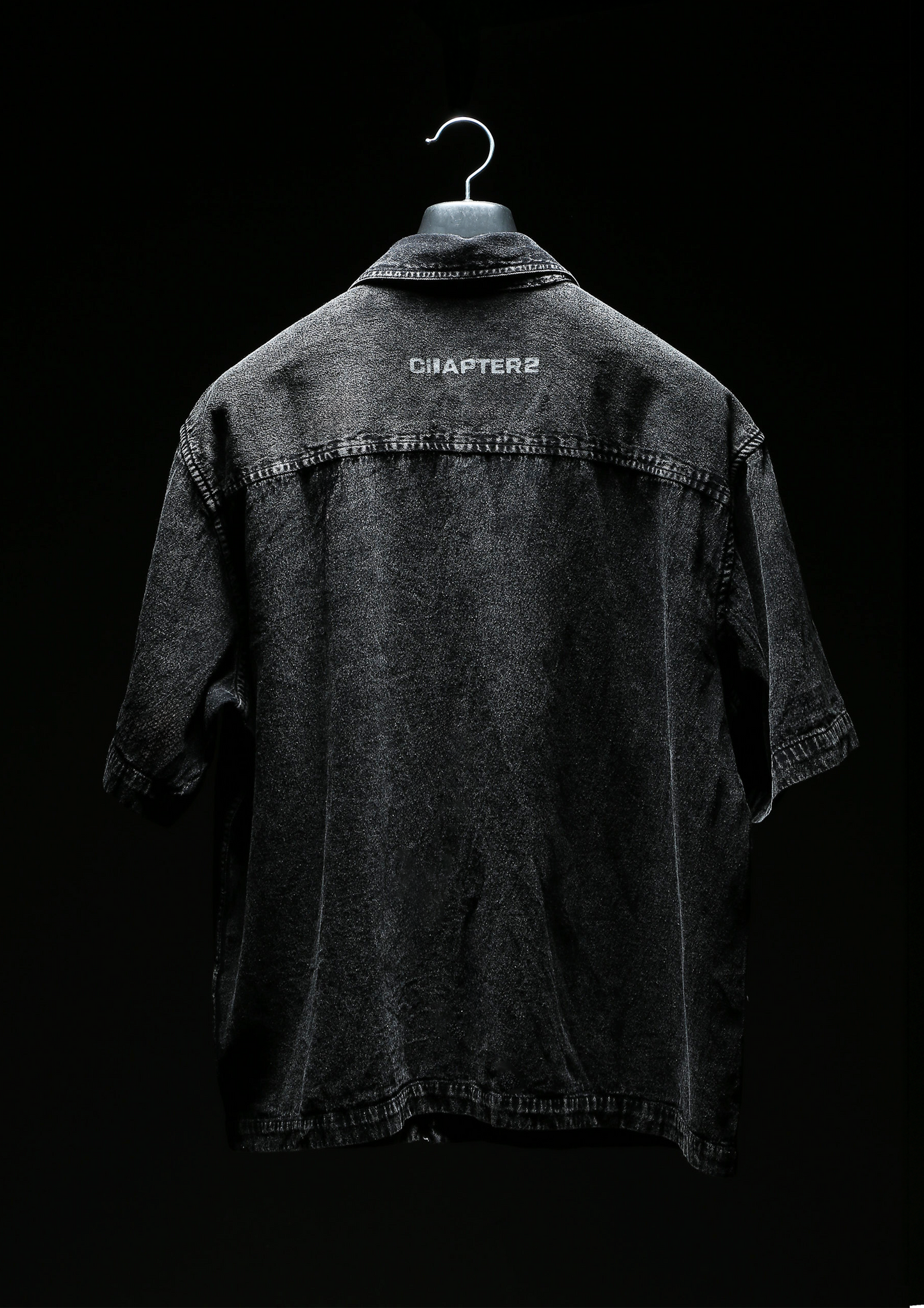 Chapter2Drip Black Acid Wash shirt — view 6